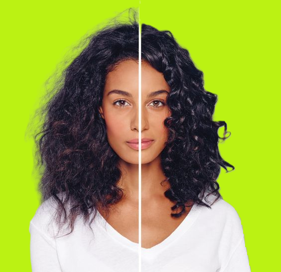 Frizzy Hair Shampoo best before and after results using Salon Essentials curated range 