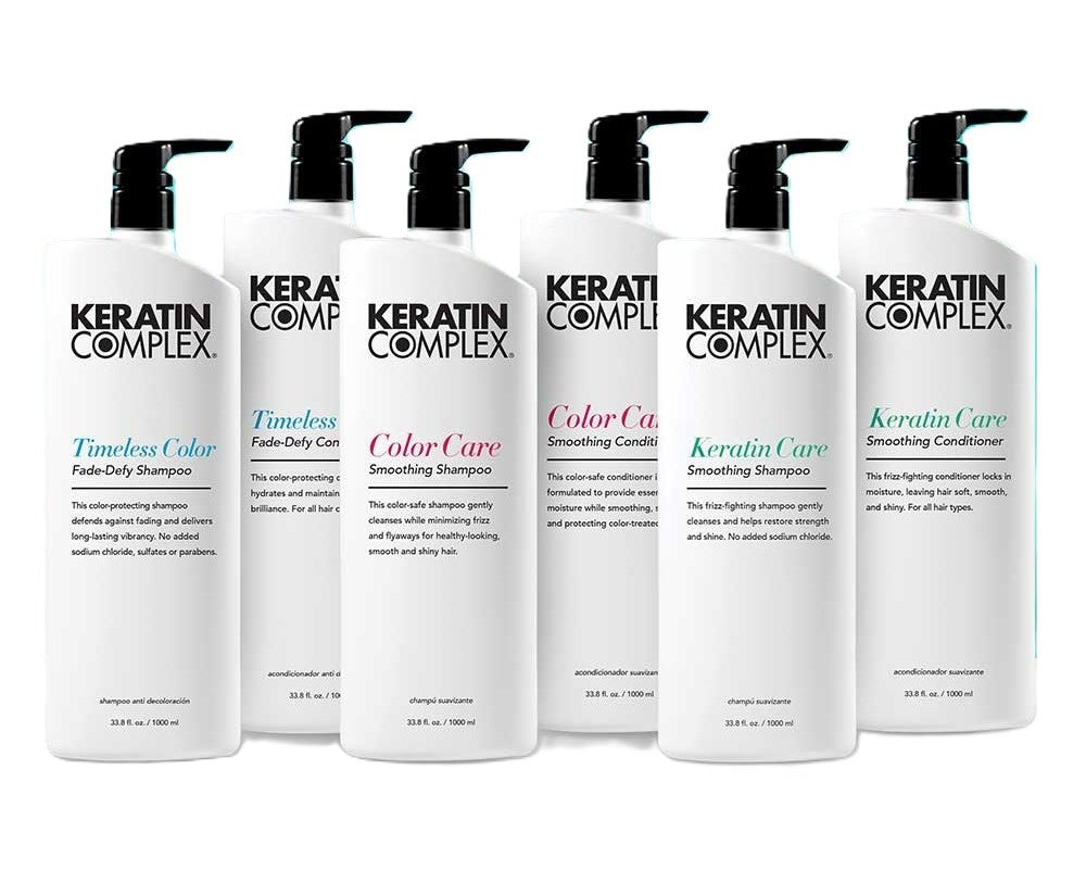 Keratin Complex® offers a range of innovative hair care products infused with their Signature Keratin.   Designed to give you frizz-free, manageable, and healthy hair at home.