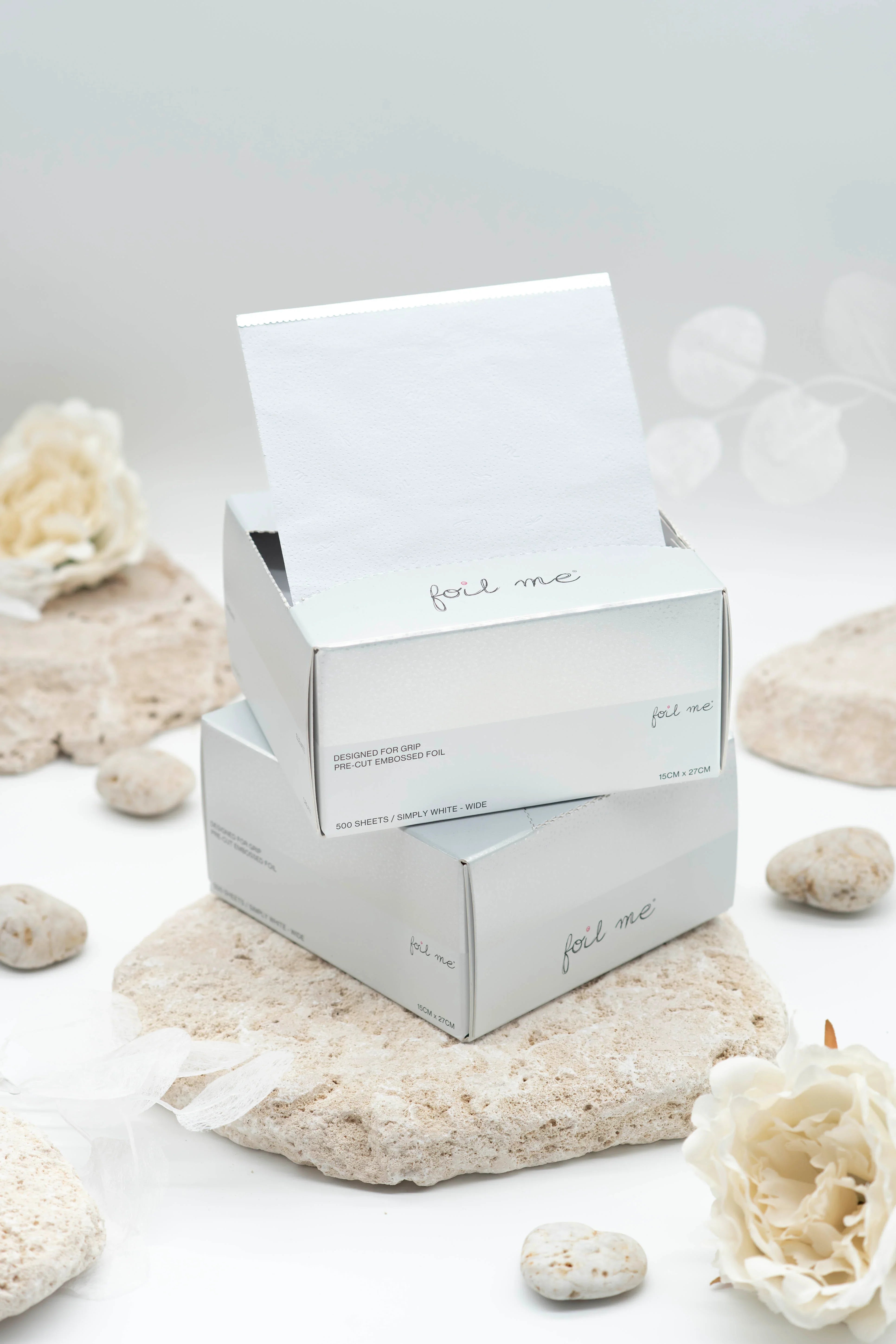 a collection of boxed hairdressers foil for colouring