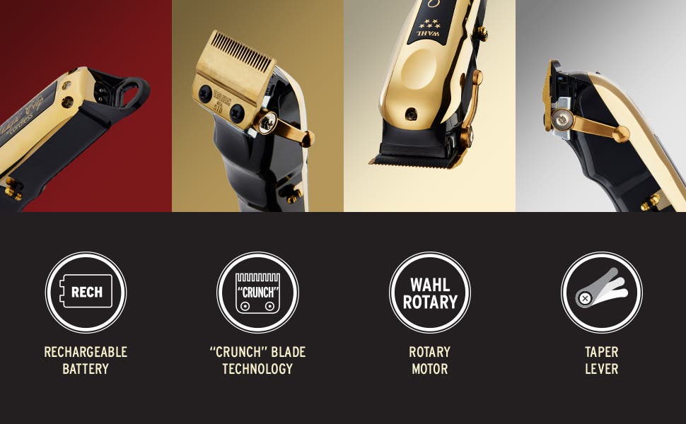 Wahl 5 Star Gold Cord/Cordless Magic Clip