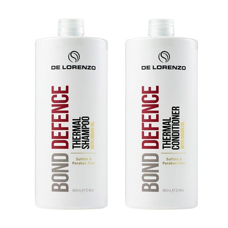 De Lorenzo Bond Defence Thermal Shampoo & Conditioner 960ml Duo (With Pumps)