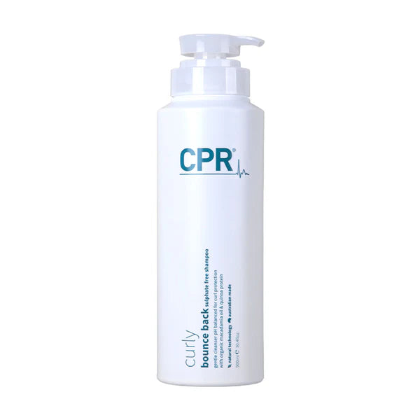 This CPR Curly Bounce Back Shampoo Hydrates, defines and embraces your curls. Gentle hydrating cleanser to eliminate frizz, add shine and define your curls