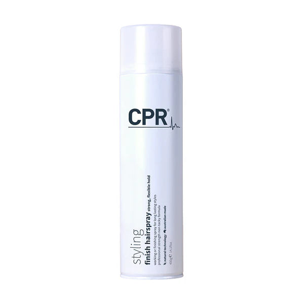 CPR Styling Finish Hairspray is a Professional Strength and non-tacky Hairspray with Strong Flexible Hold