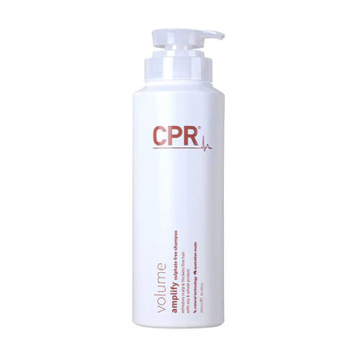 CPR Amplify Sulphate Free Shampoo 900ml - Nourishing, sulfate-free shampoo for normal hair. Rich lather, gentle cleanser, removes heavy metals, and binds moisture deep inside hair. Ideal for chlorine-exposed hair. Available at Salon Essentials.