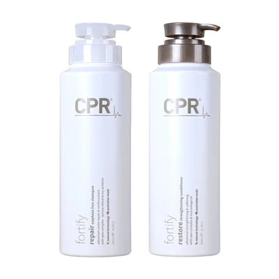 CPR Fortify Repair and Restore Sulphate Free Shampoo and Conditioner 900ml Duo Pack