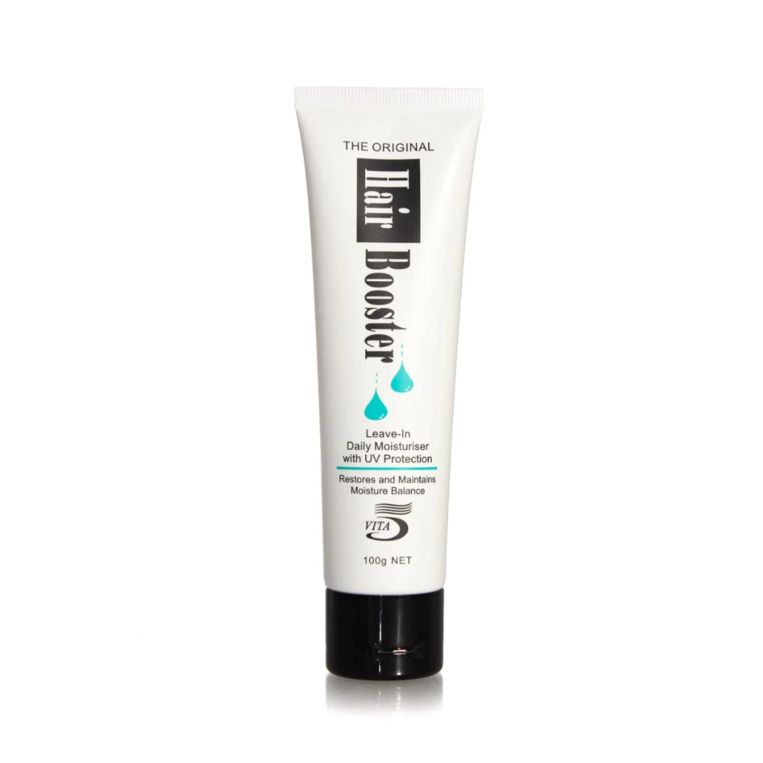 CPR Original Hair Booster Leave-In Moisturiser 100ml, featuring sleek and modern packaging, designed for daily hydration and protection, showcased on a clean background to highlight its lightweight, professional-grade formula for restoring moisture and softness.