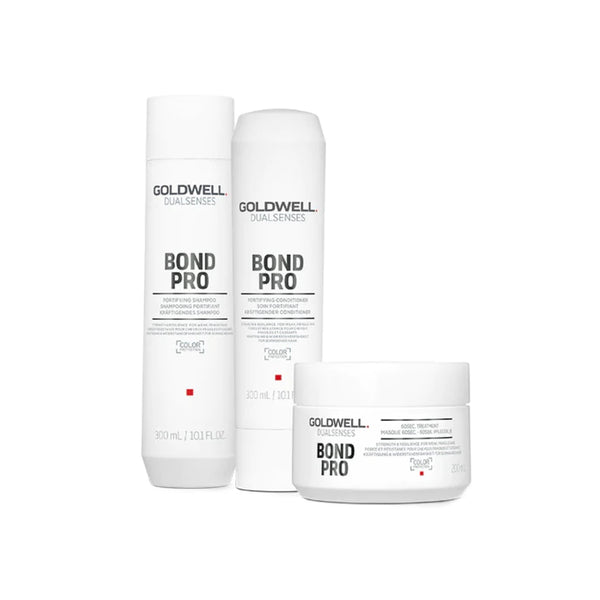 Goldwell Dualsenses Bond Pro Fortifying Shampoo, Conditioner & Treatment Trio Pack