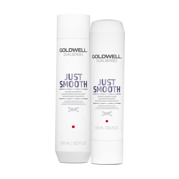 Goldwell DualSenses Just Smooth Taming Shampoo & Conditioner Duo Pack