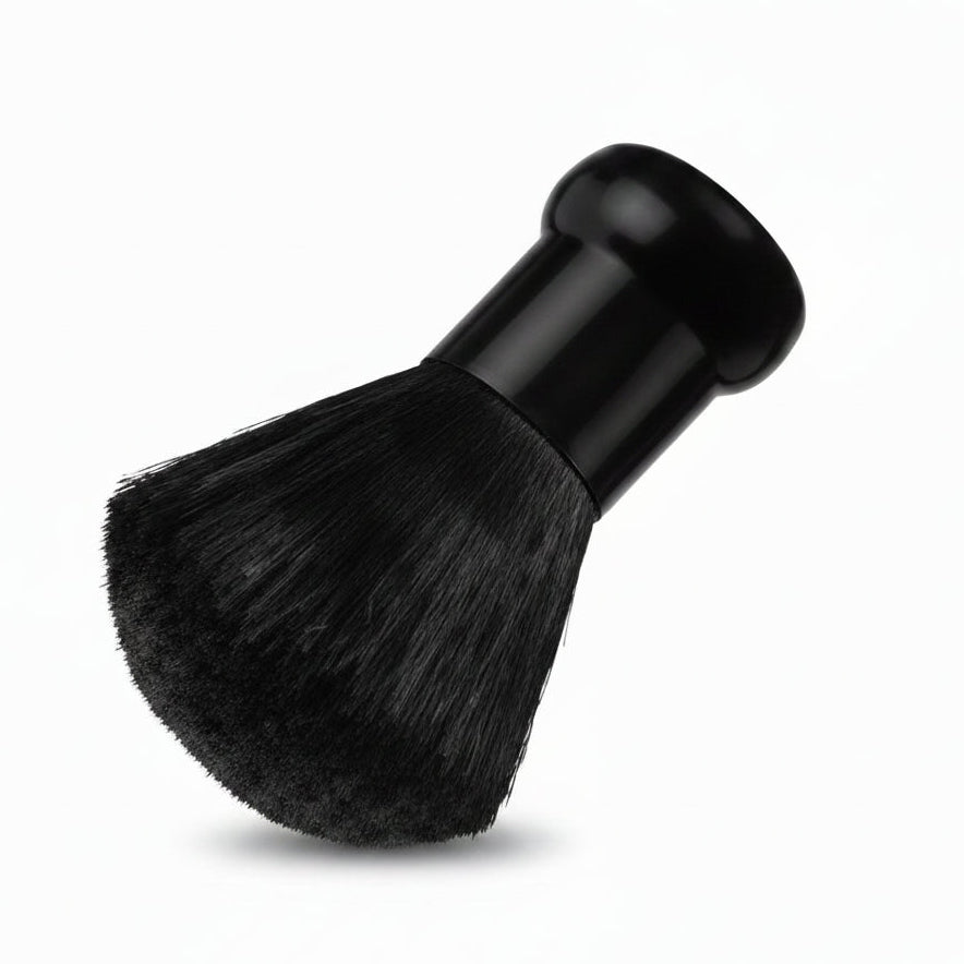 A Deluxe neck dusting brush for hairdressers and barbers
