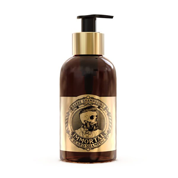 Immortal Premium Beard Box 3 Pack - Beard Shampoo, Cream & Oil