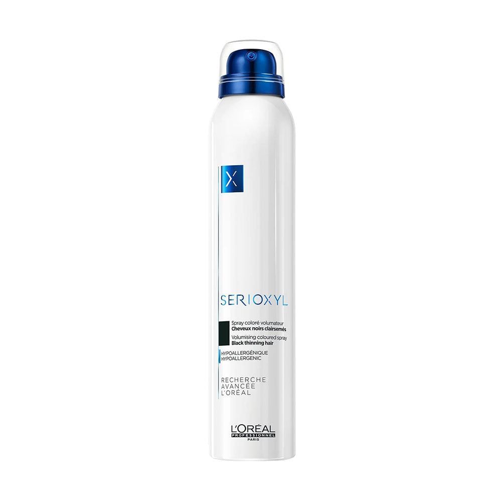 Loreal Serioxyl Volumising Coloured Spray Black 200ml