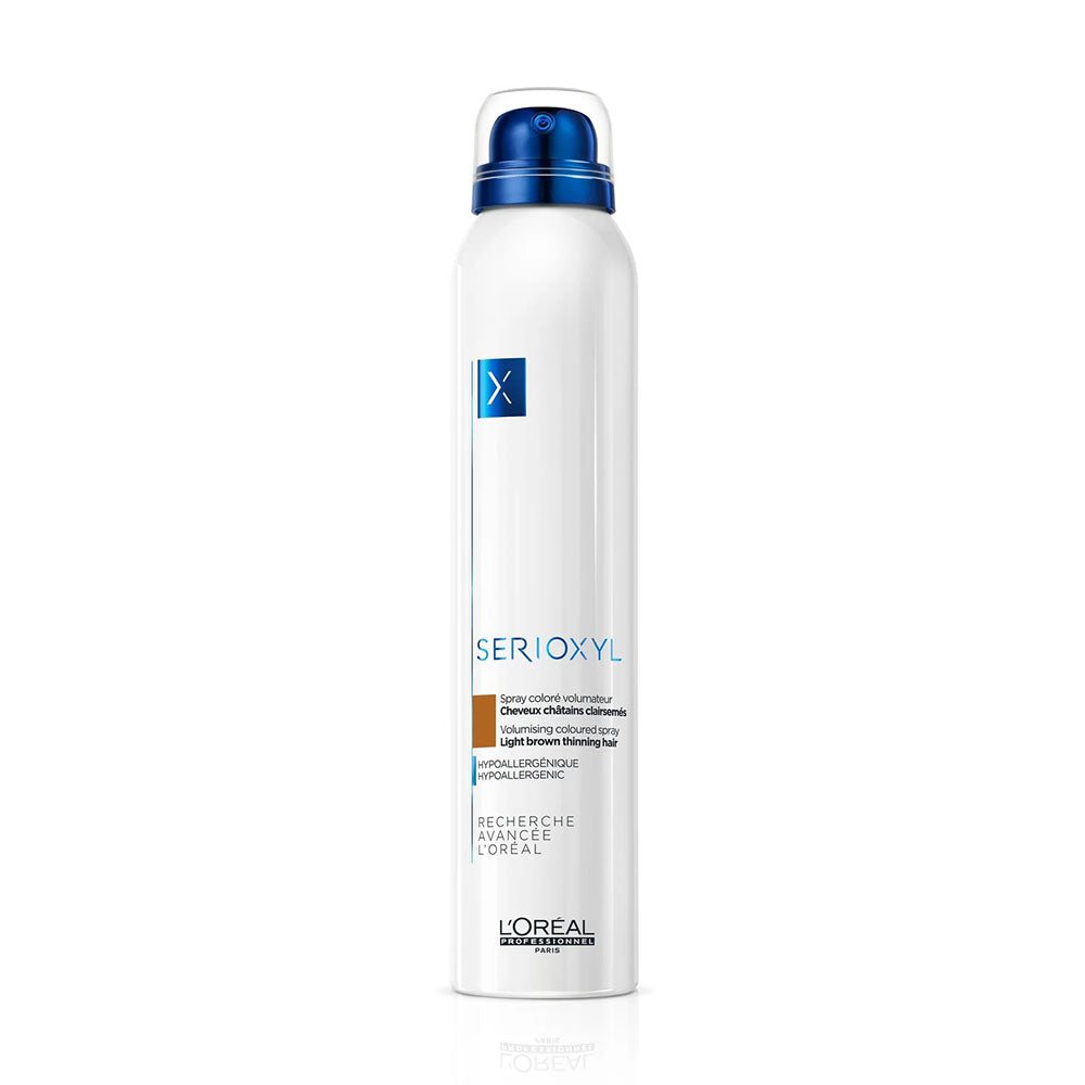 Loreal Serioxyl Volumising Coloured Spray Light Brown 200ml