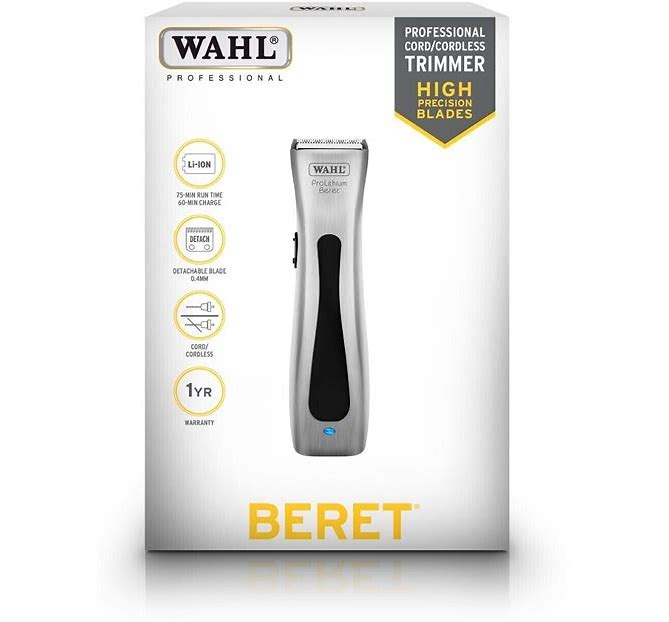 Wahl Beret Trimmer Pro Lithium Professional Cord/Cordless Trimmer – the ultimate tool for precision trimming and effortless styling.