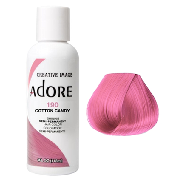 Adore Semi Permanent Hair Colour Cotton Candy 118ml