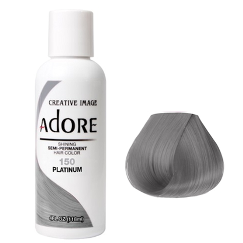Adore Semi Permanent Hair Colour Platinum 118ml