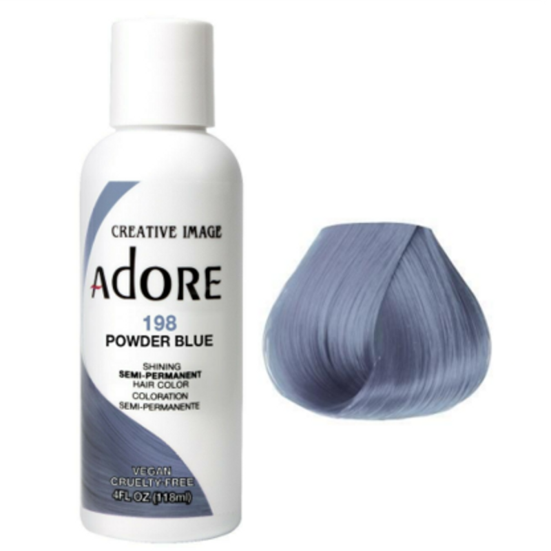 Adore Semi Permanent Hair Colour Powder Blue 118ml