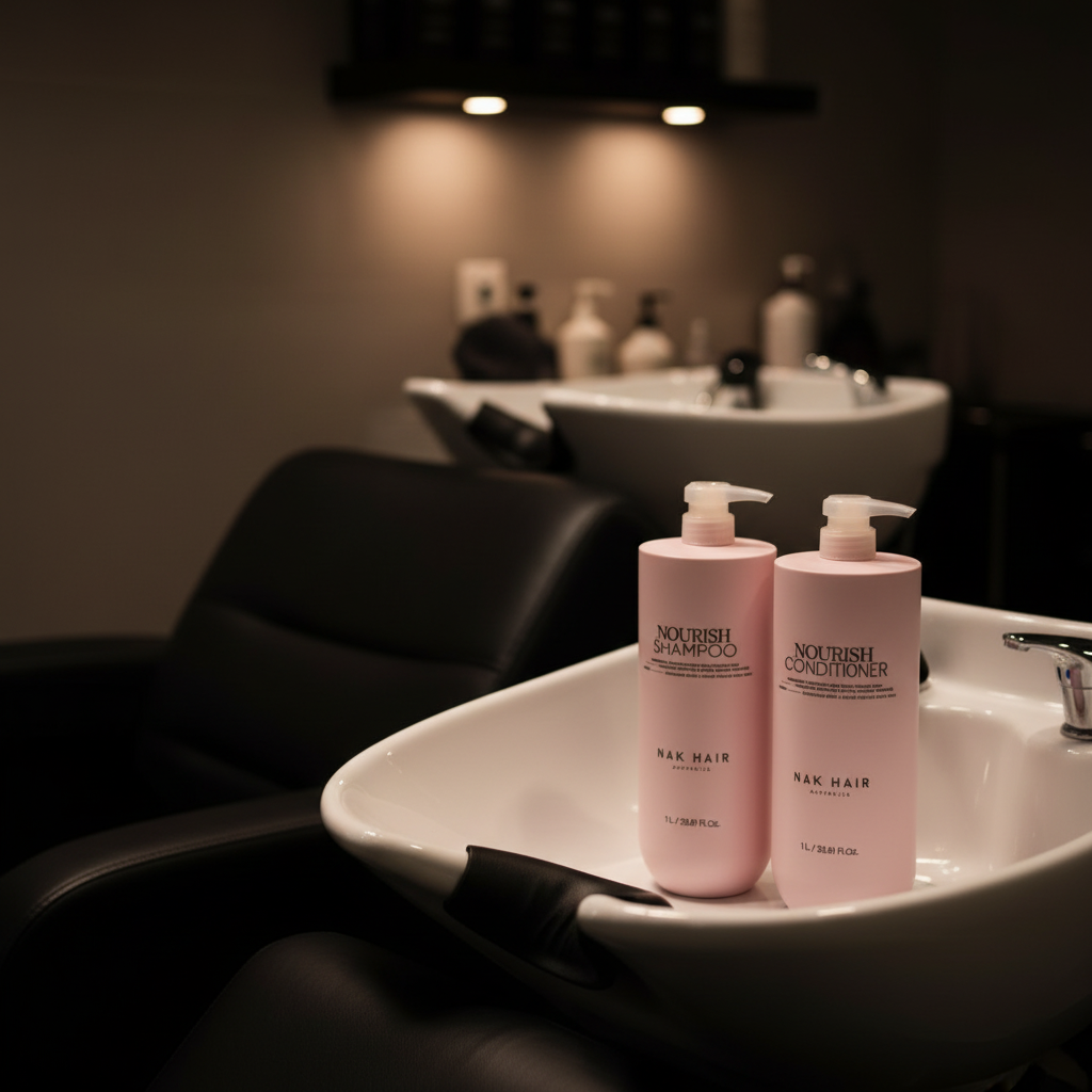 NAK Nourish Duo at salon backwash