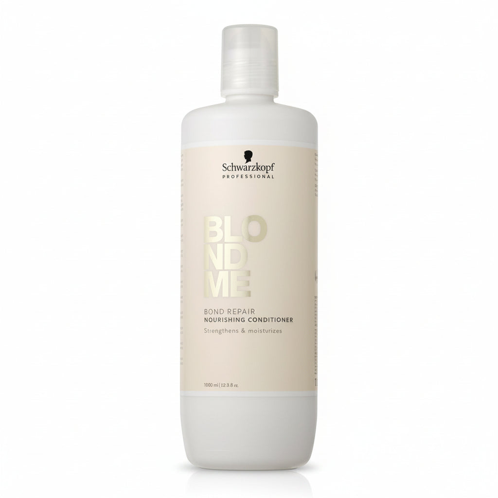 Schwarzkopf BLONDME Bond Repair Nourishing 1000ml Shampoo, Conditioner & 500ml mask Trio