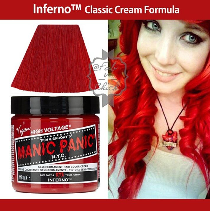 Manic Panic Inferno 118ml High Voltage® Classic Cream Formula Hair Color