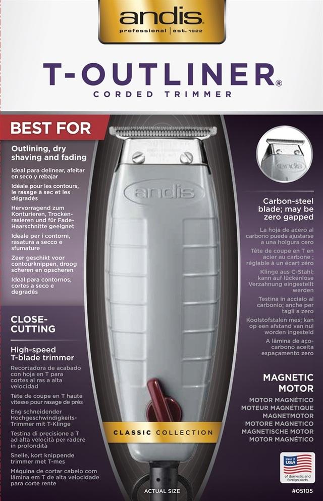 Andis Professional T-Outliner Corded Trimmer
