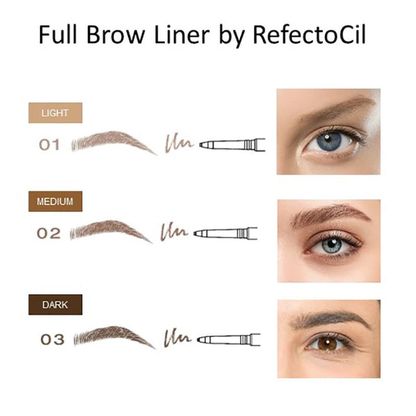 RefectoCil Full Brow Liner #2 Medium Brown