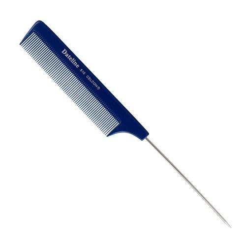 Dateline Professional Blue Celcon 510 Metal Tail Comb