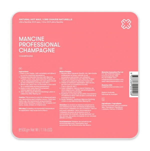 MANCINE - Hot Wax Champagne 500g