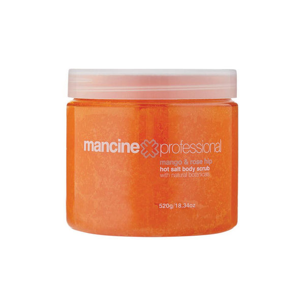 MANCINE - Hot Salt Body Scrub: Mango & Rose Hip 520g