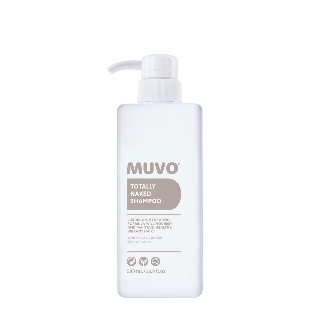 Muvo Totally Naked Shampoo - 500ml
