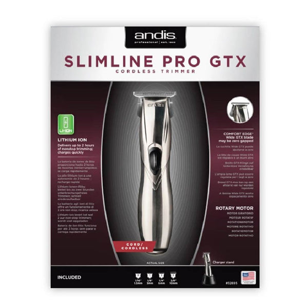 ANDIS Professional Slimline Pro GTX Lithium Ion Wide Blade Trimmer
