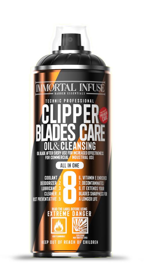 Immortal Clipper Blades Care 400ML - Care For All Shears Including WAHL, ANDIS, CALIBER