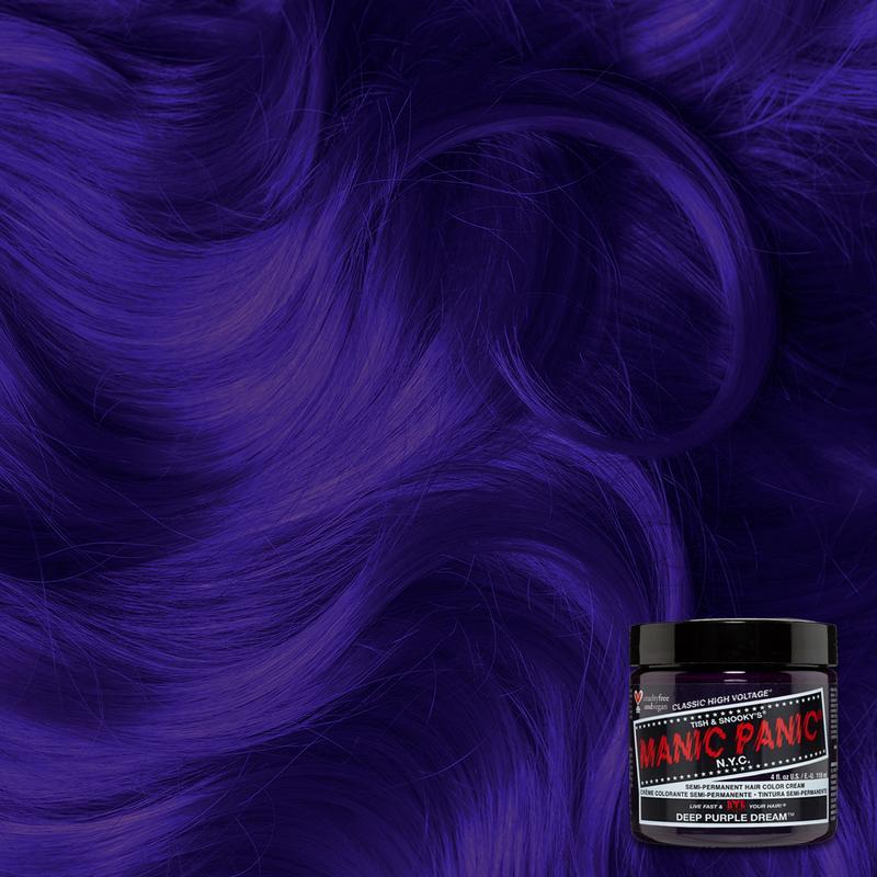 Manic Panic Deep Purple Dream 118ml High Voltage® Classic Cream Formula Hair Color