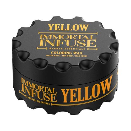 Immortal Infuse Yellow Colouring Hair Wax 100ml