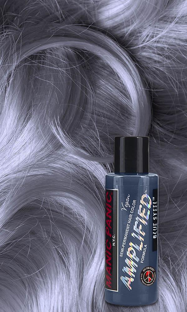 Manic Panic Blue Steel 118ml Amplified™ Squeeze Bottle Formula Hair Color