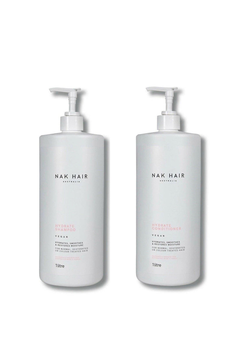 NAK Hydrate Shampoo & Conditioner 1L Duo