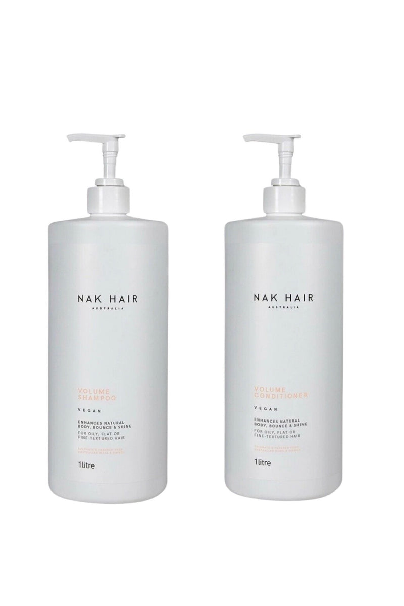 NAK Volume Shampoo & Conditioner 1L Quad Super Pack
