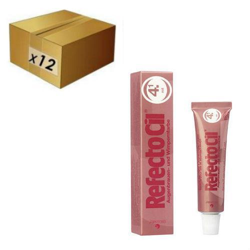 RefectoCil Lash and Brow Tint - R4.1 Red (12 Tubes)