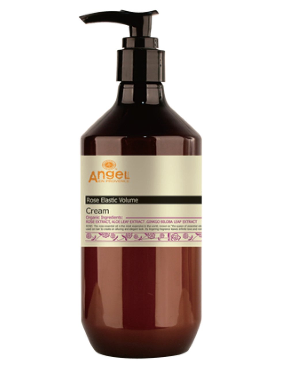 Angel En Provence Rose Elastic Volume Cream 400ml.  Luxurious rose-infused hair volume cream.