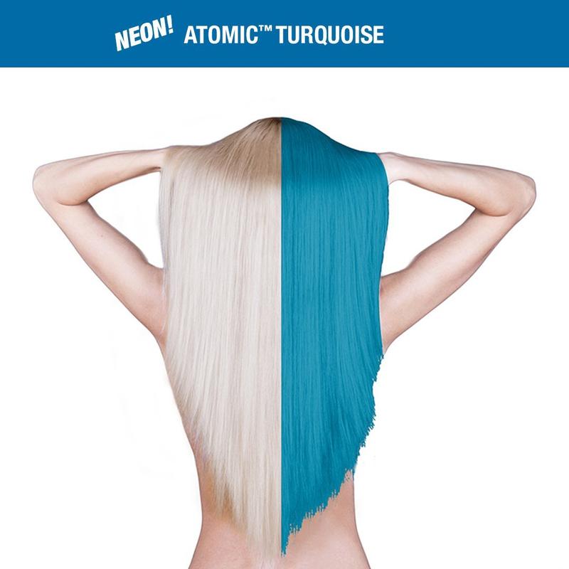 Manic Panic Atomic Turquoise 118ml Amplified™ Squeeze Bottle Formula Hair Color